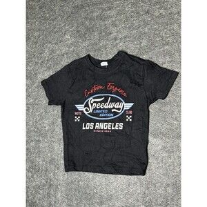 Speedway Custom Engine Los Angeles" T-Shirt - Size Small (S) - Moto Club Style